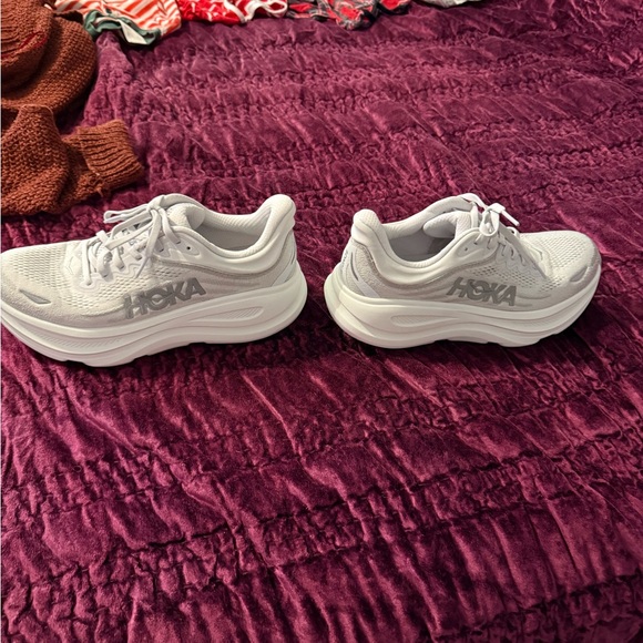 Hoka Women's White Athletic Shoes - Picture 4 of 5